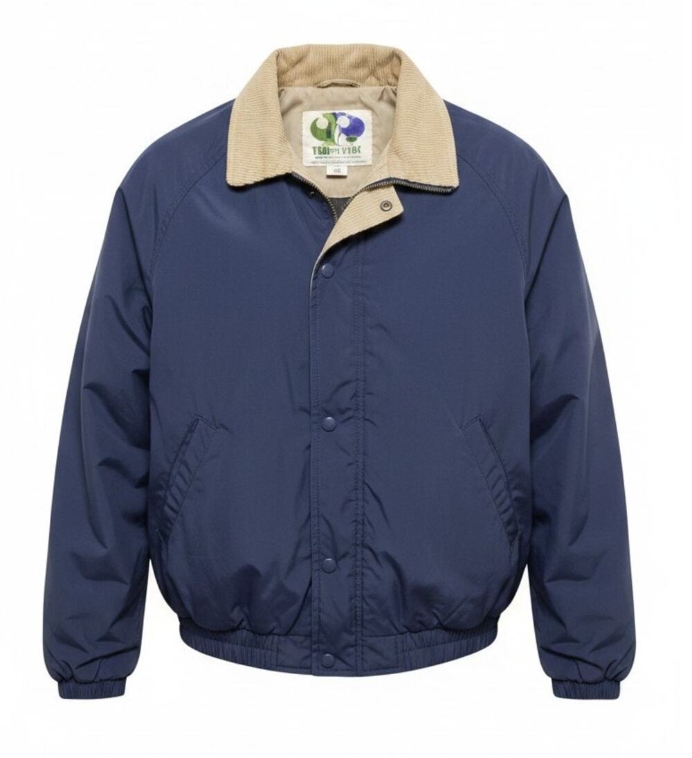 Tee2Ski Men's Ski Jacket XL Lightweight Blue Polyester Full Zip Windbreaker